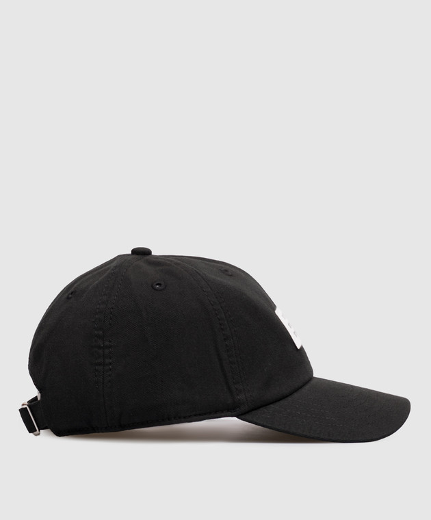 Maison Margiela MM6 Дитяча чорна кепка з нашивкою M61159MM05S зображення 2