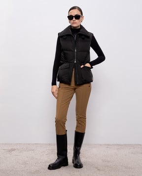 Moncler Grenoble Коричневые брюки с логотипом K20982A0000153064