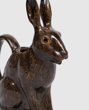 Quail Ceramics Коричневая керамическая соусница Hare 1999