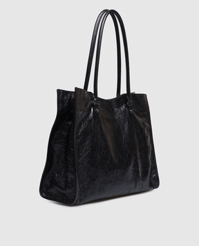 Balenciaga Черная кожаная сумка-тоут LE City 8518182ABEK