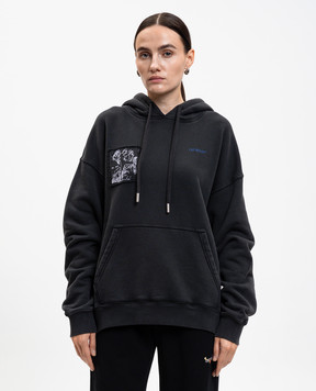 Off-White Серые худи Faded Painting 2BB06DF25FLE003