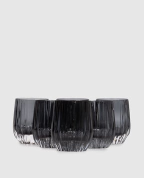 Vema Набір сірих кришталевих склянок DIAMOND 6 шт DOFDIAMOND