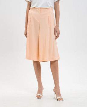 Twinset Оранжевые бермуды с логотипом 261TP2221