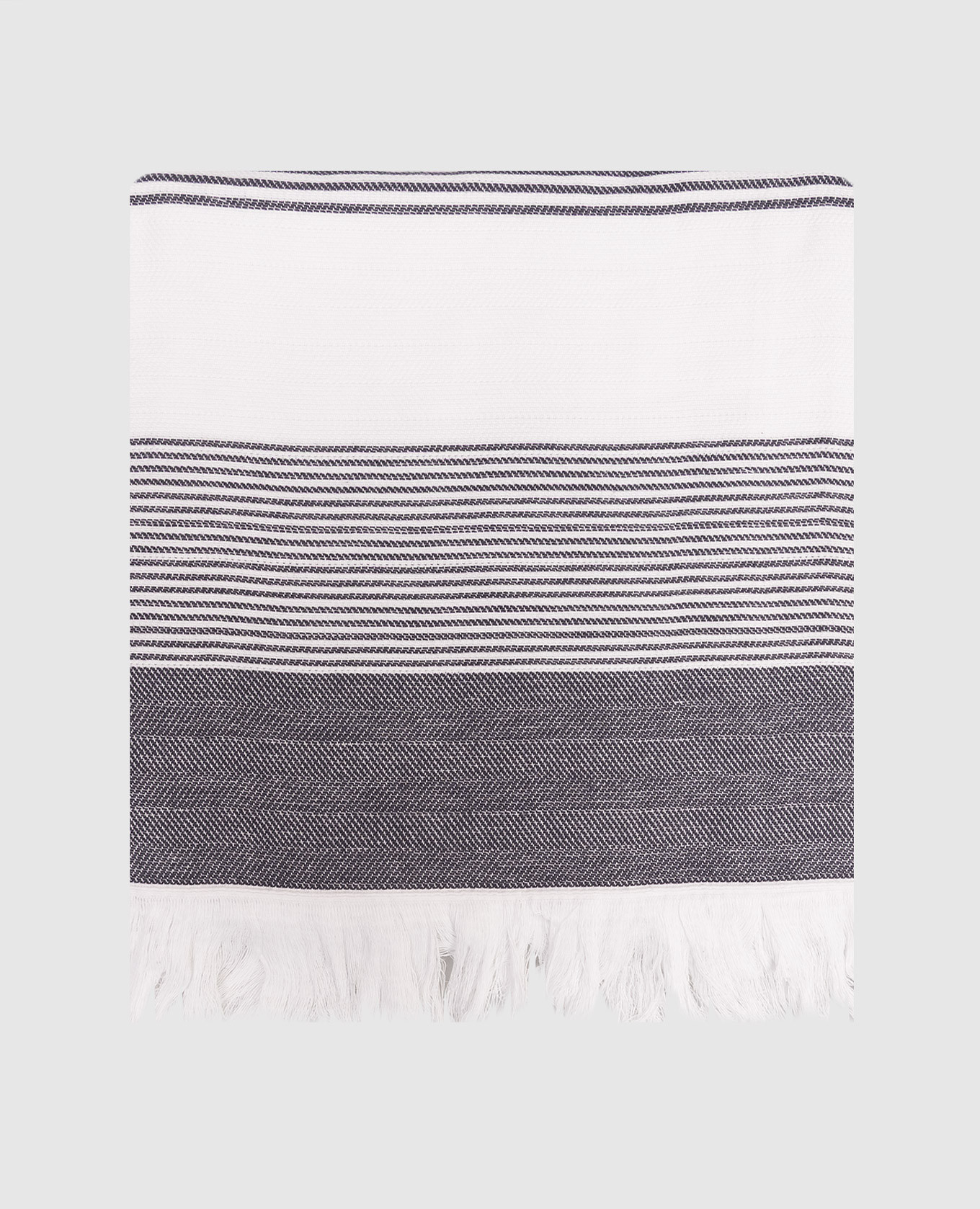 Белое полотенце KARINA в полоску