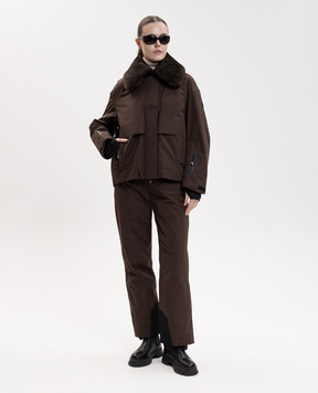 Moncler Grenoble Бежевый гольф из шерсти L20989F00007M1122