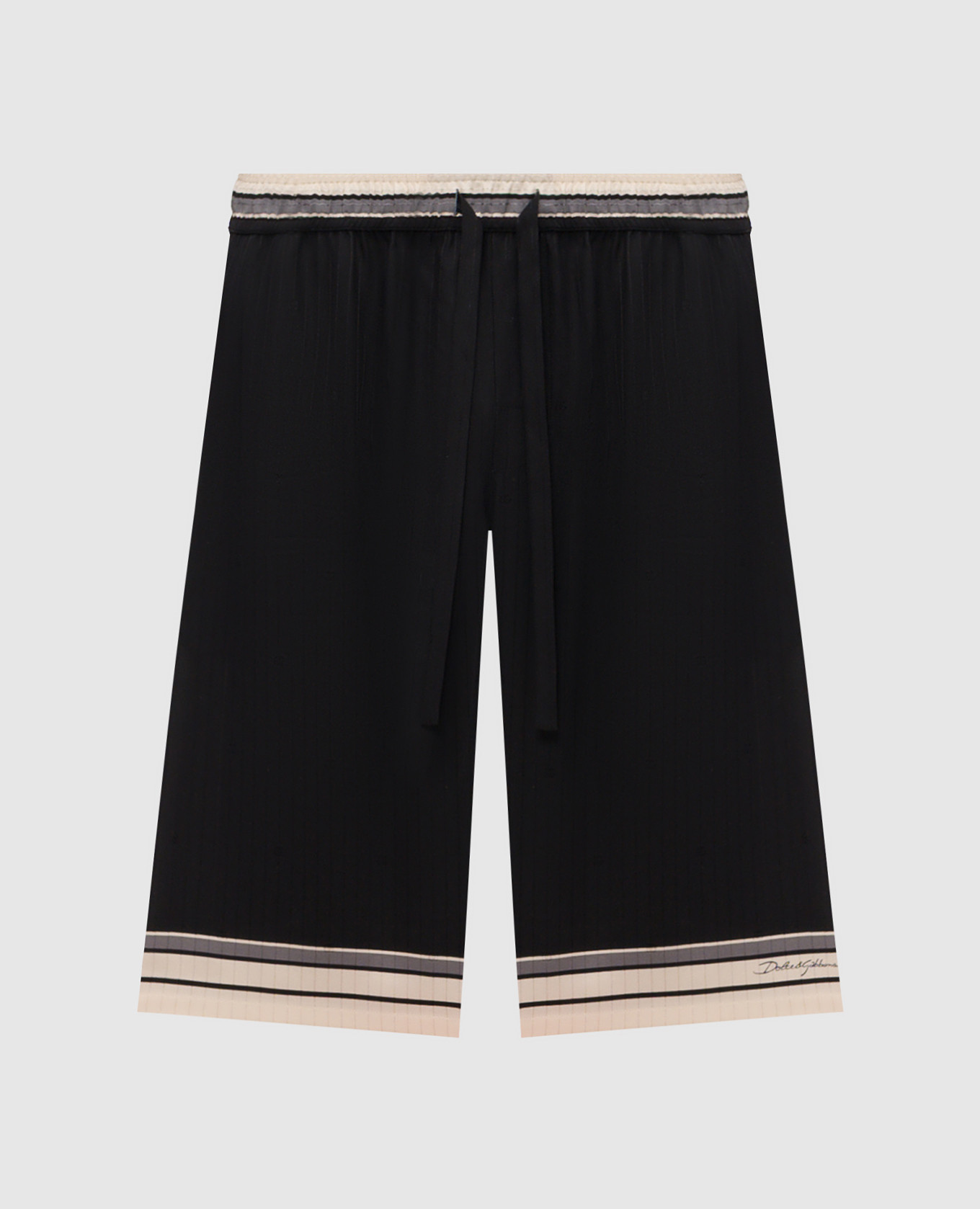 Черные шорты Vanity из шелка