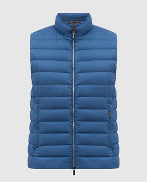 MooRER Синій пуховий жилет Calaf CALAFS3