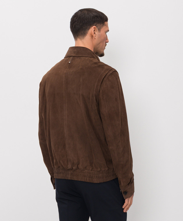 Mackage Коричнева замшева куртка GIOVANNI-SU GIOVANNISU зображення 4