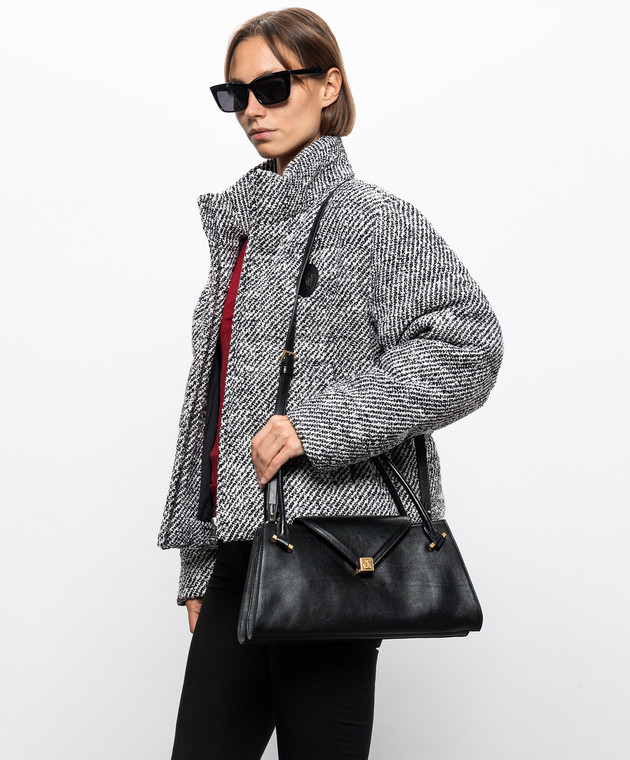 Versace Черная кожаная сумка Severe 10264791A18837 изображение 2