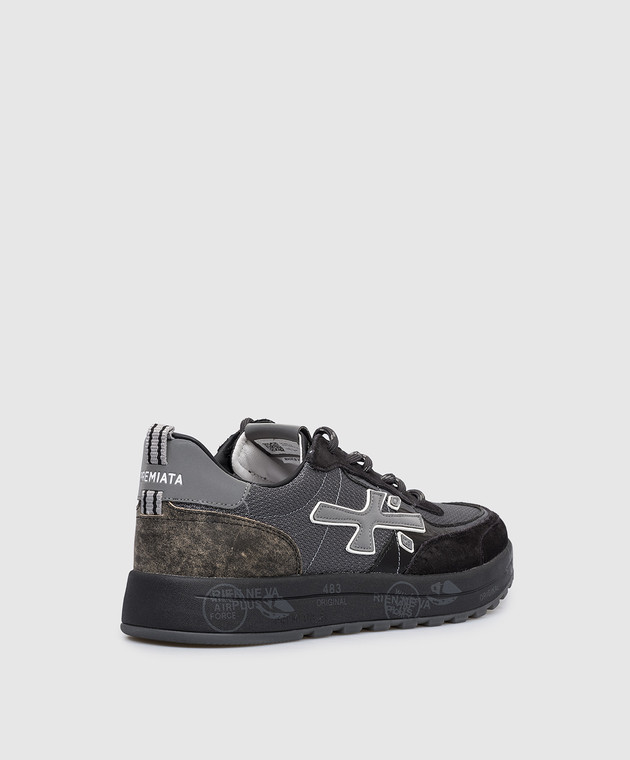 Premiata Чорні комбіновані кросівки NOUS NOUS8122 зображення 3