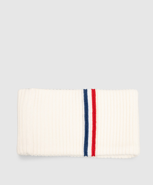 Moncler Grenoble Пов'язка з вовни кольору айворі L20983B00002M1131 зображення 3