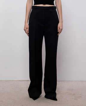 Alexander McQueen Чорні штани з вовни 847381QJAAC