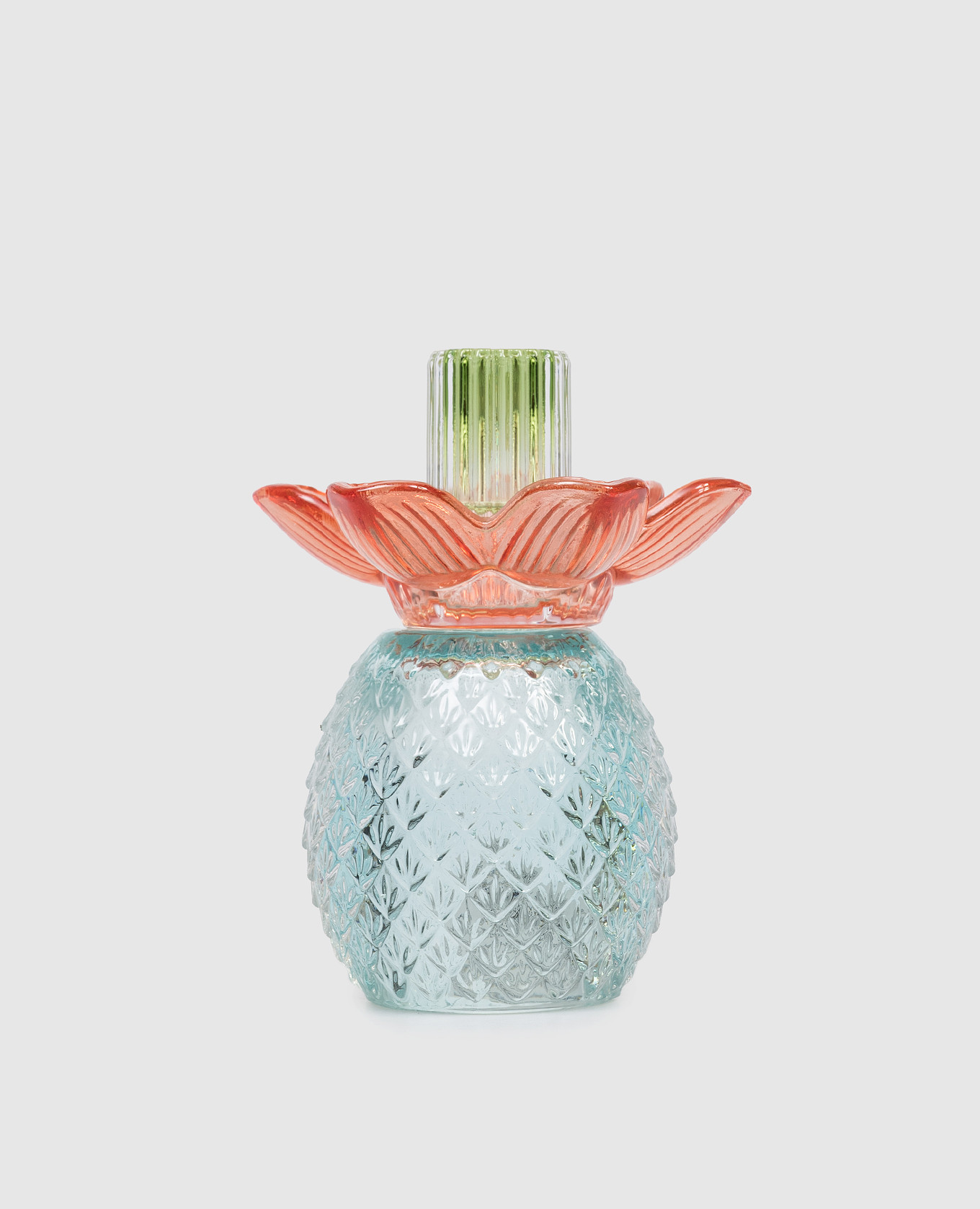 

Стеклянный подсвечник Flower, Разноцветный, Подсвечники