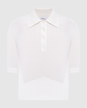 Givenchy Поло цвета айвори с шелком BW61L64ZUU