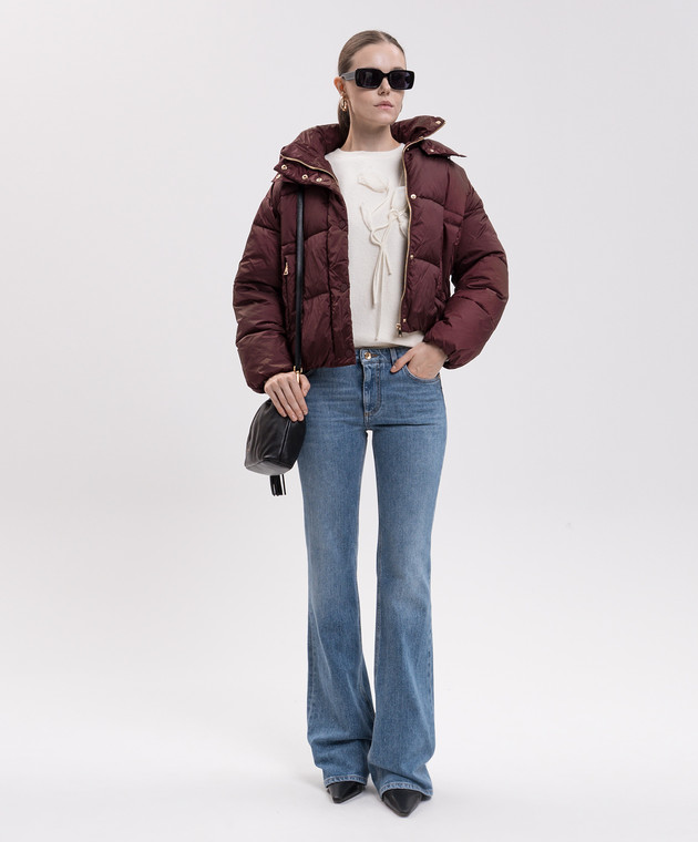 Twinset Свитер цвета айвори с аппликацией 262AT3070 изображение 2