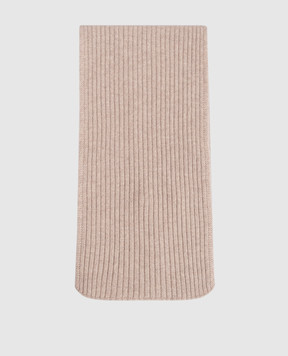 Cashmere&Whiskey Бежевый шарф из шерсти мериноса 140