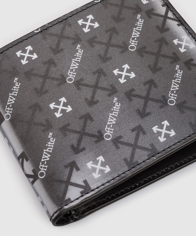 Off-White Сірий гаманець Arrow Reflective OMNC09CF25LEA001 зображення 3