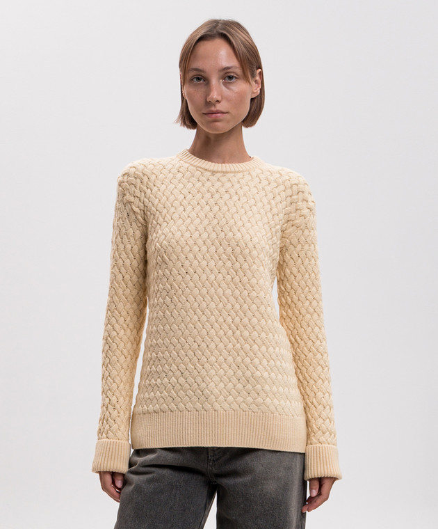 Bottega Veneta Желтый свитер A0021KV6UI0 изображение 3