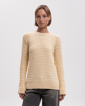 Bottega Veneta Жовтий светр A0021KV6UI0