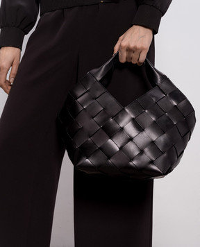 Dragon Черная кожаная сумка-тоут Botteghe DGS68108