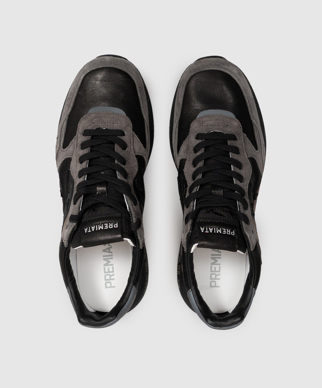Premiata Черные кроссовки Mick MICK018452 изображение 4