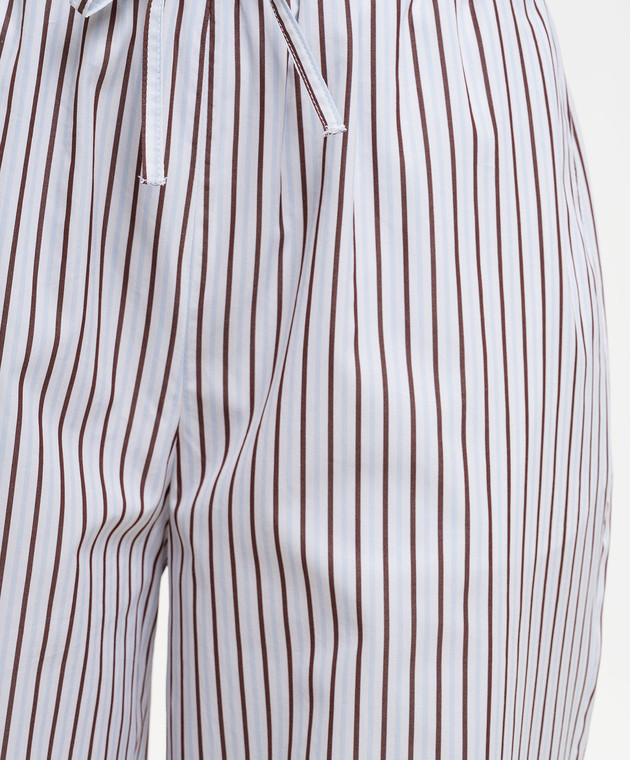 Loulou de Saison Белые штаны CISCO в полоску CISCO изображение 5