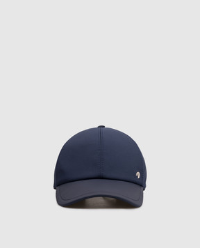 Stefano Ricci Синя комбінована кепка з емблемою MCV61NV15EPL001H