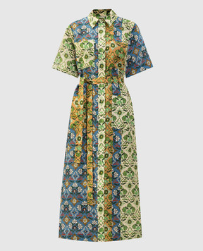 Alemais Платье-рубашка Ali Spliced из льна в стиле певорк 6195D