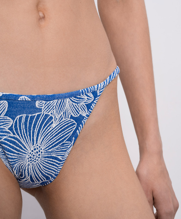 Twinset Сині труси від купальника в квітковий візерунок 261LMMB88 зображення 5