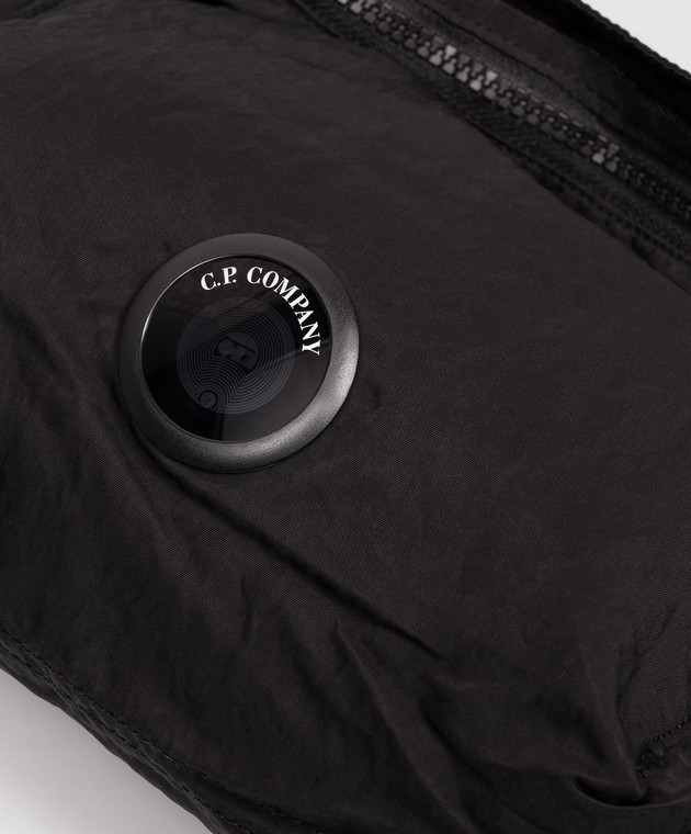 C.P. Company Черная поясная сумка с патчем логотипа MAC117A005269G изображение 4