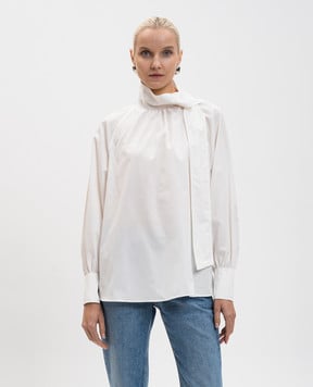 Max Mara Weekend Белая блуза BURGOS BURGOS1234