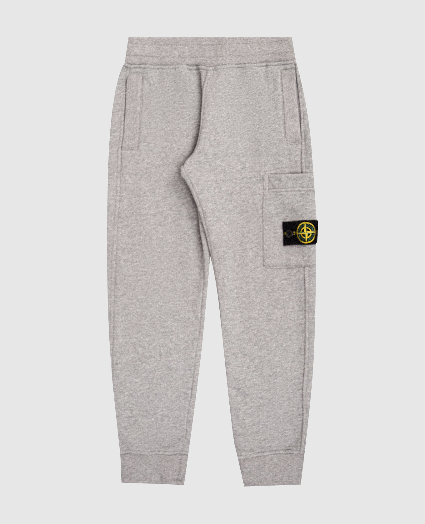 

Детские серые брюки с логотипом, Бежевый, Брюки джоггеры