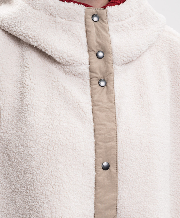 Woolrich Бежевий кейп CFWWTS2002FRUT5521 зображення 5