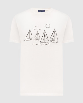 Florentino Белая футболка с принтом 126763610659