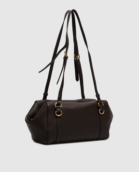 Gianni Chiarini Коричнева шкіряна сумка-тоут TERRY BS12230COMMGRN