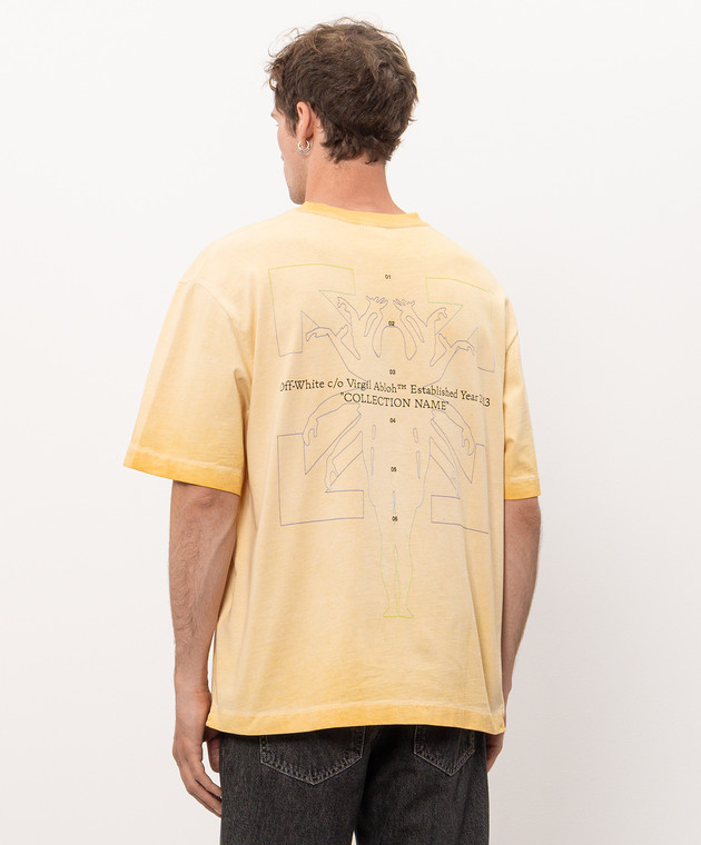 Off-White Женская футболка Chakra Arrow 44MAA120F26J00G изображение 4