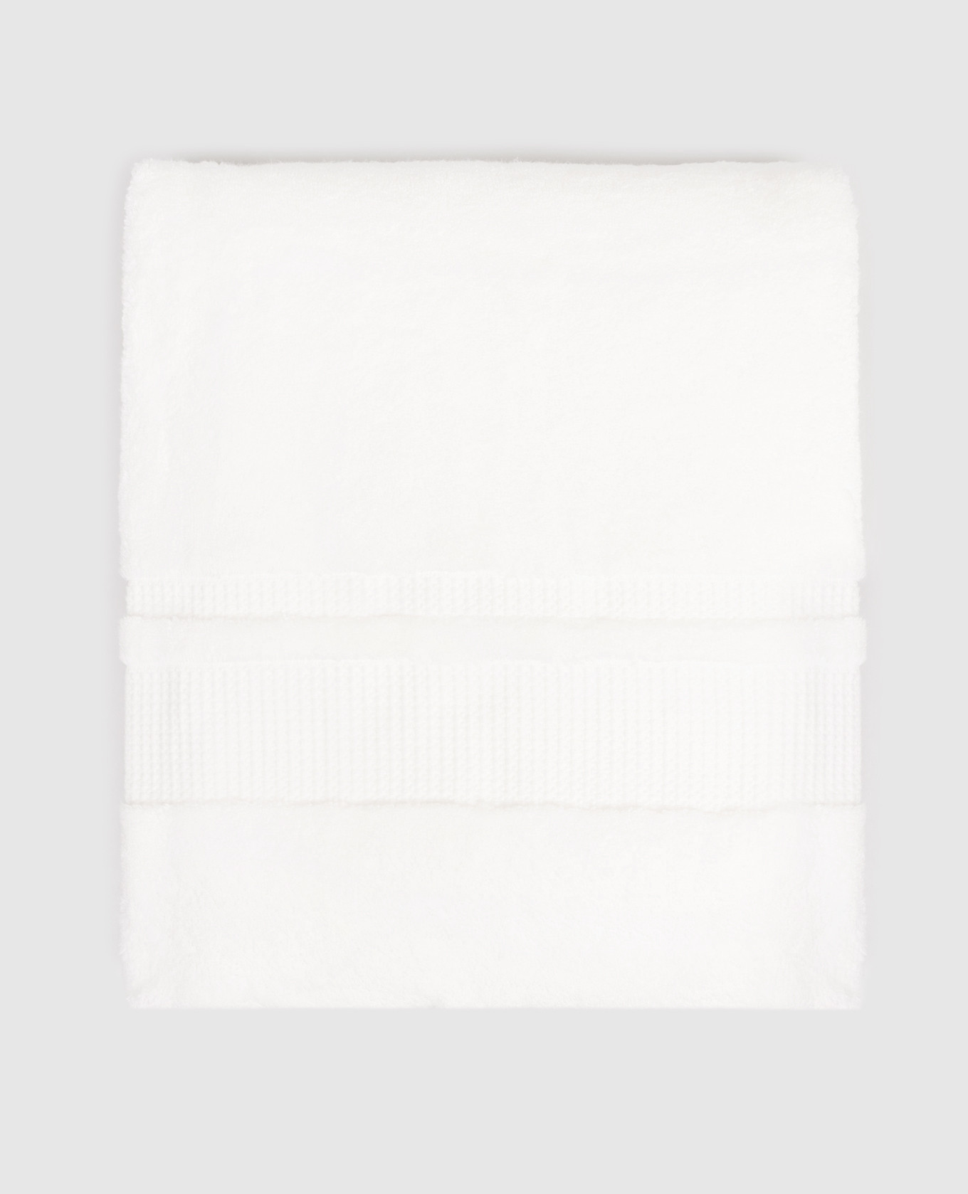 Белое махровое полотенце для тела PERA