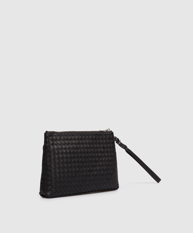 Bottega Veneta Чорний шкіряний клатч 876093V0010 зображення 3