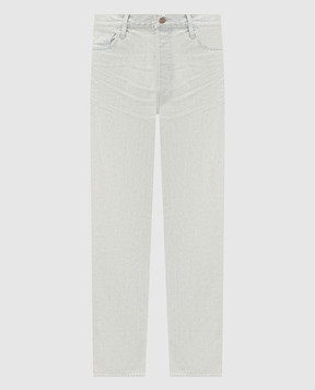 Fear of God Блакитні джинси з ефектом потертості FG9M459906DNMBW