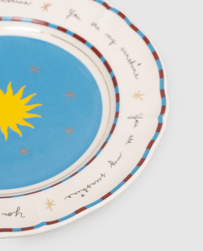 Bitossi Home Белая фарфоровая тарелка для фруктов PAN01021