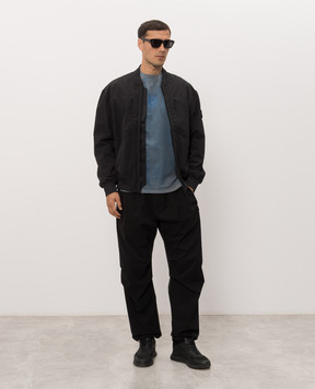 Stone Island Голубая футболка с принтом логотипа L2S152100002S0440