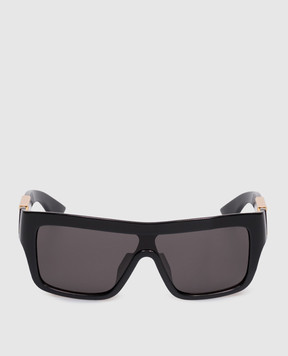 Bottega Veneta Черные очки Injected Aviator 872385VBL80