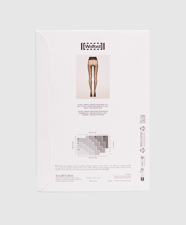 Wolford Коричневые колготки NEON 40 den 14978 изображение 2