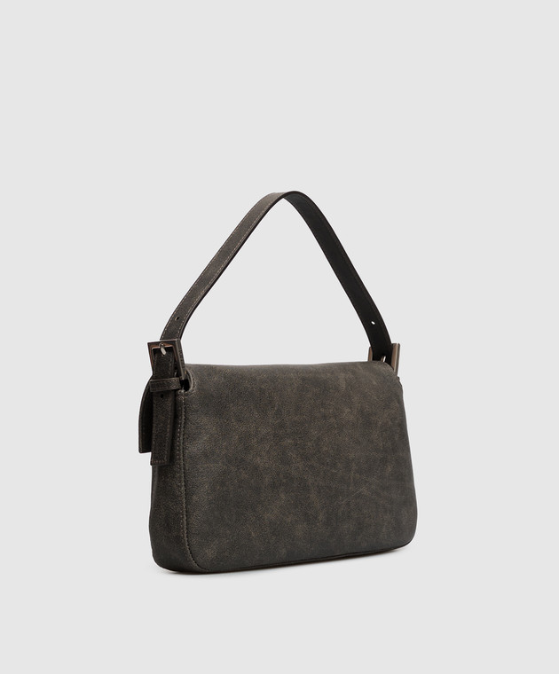 Fendi Кожаная сумка Baguette с винтажным эффектом 8BR850B1FY изображение 3