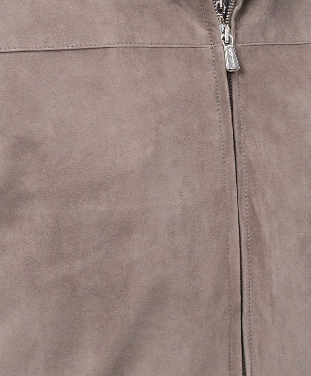 Enrico Mandelli Серая комбинированная куртка 3T907A7405 изображение 5