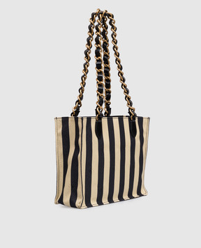 Valentino Сумка-тоут в смужку 8W2B0S89MNW