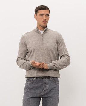 Brunello Cucinelli Сірий джемпер M2400124