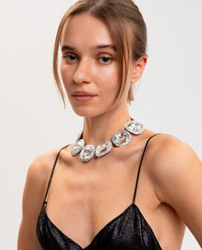 Swarovski Серебряное колье Una Angelic 5751551