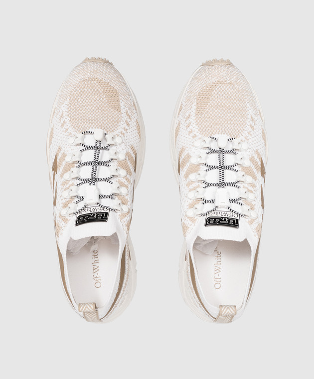 Off-White Білі текстильні кросівки Be Right Back OF05755210 зображення 4