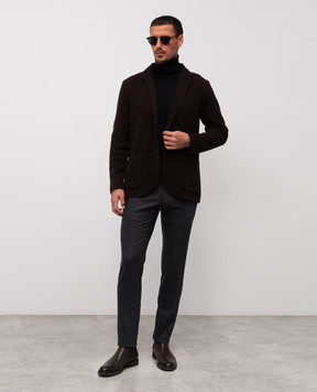 Cashmere&Whiskey Коричневый кардиган из кашемира MU9471312341R